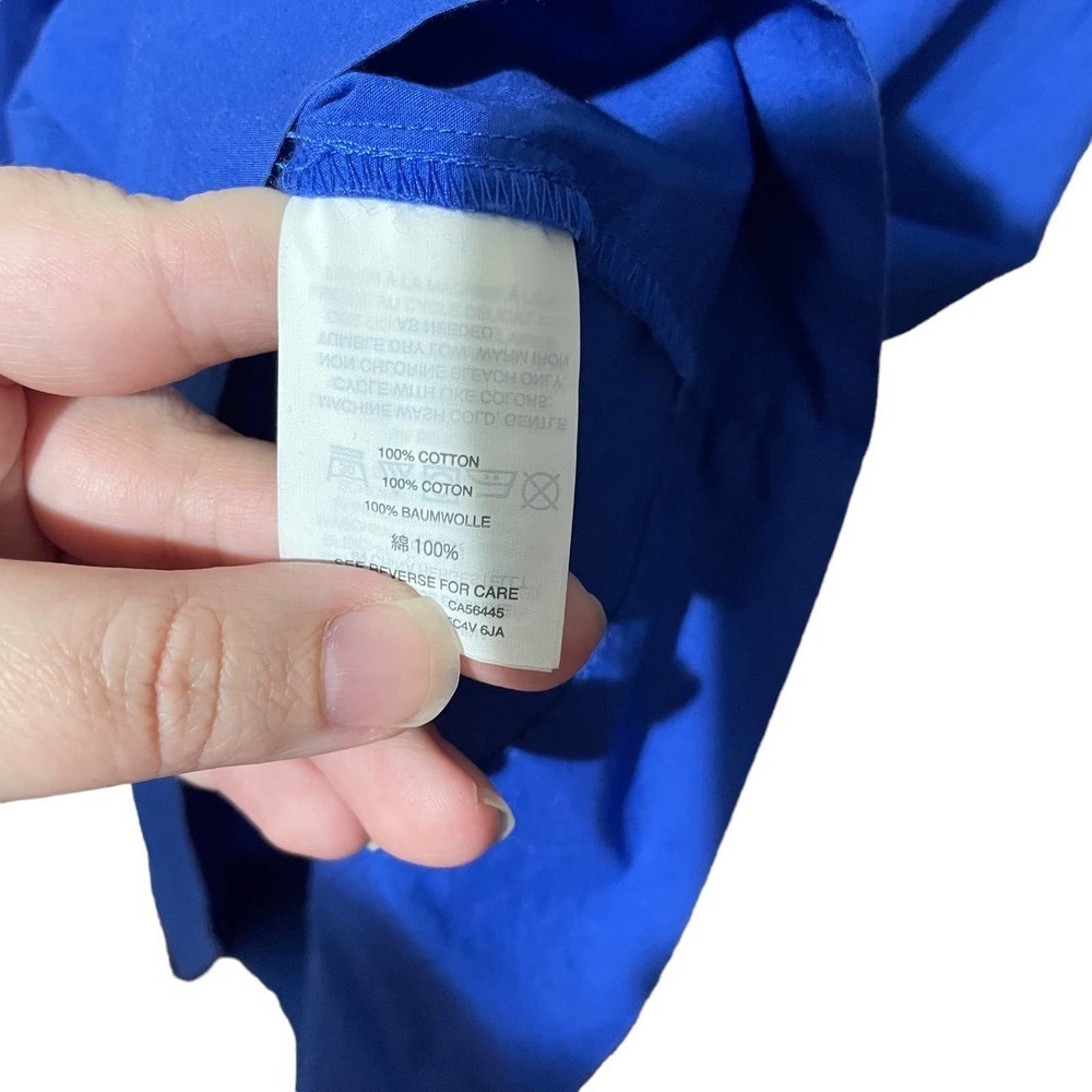 J. Crew Blue Ruffle Dress - Picture 5 of 10